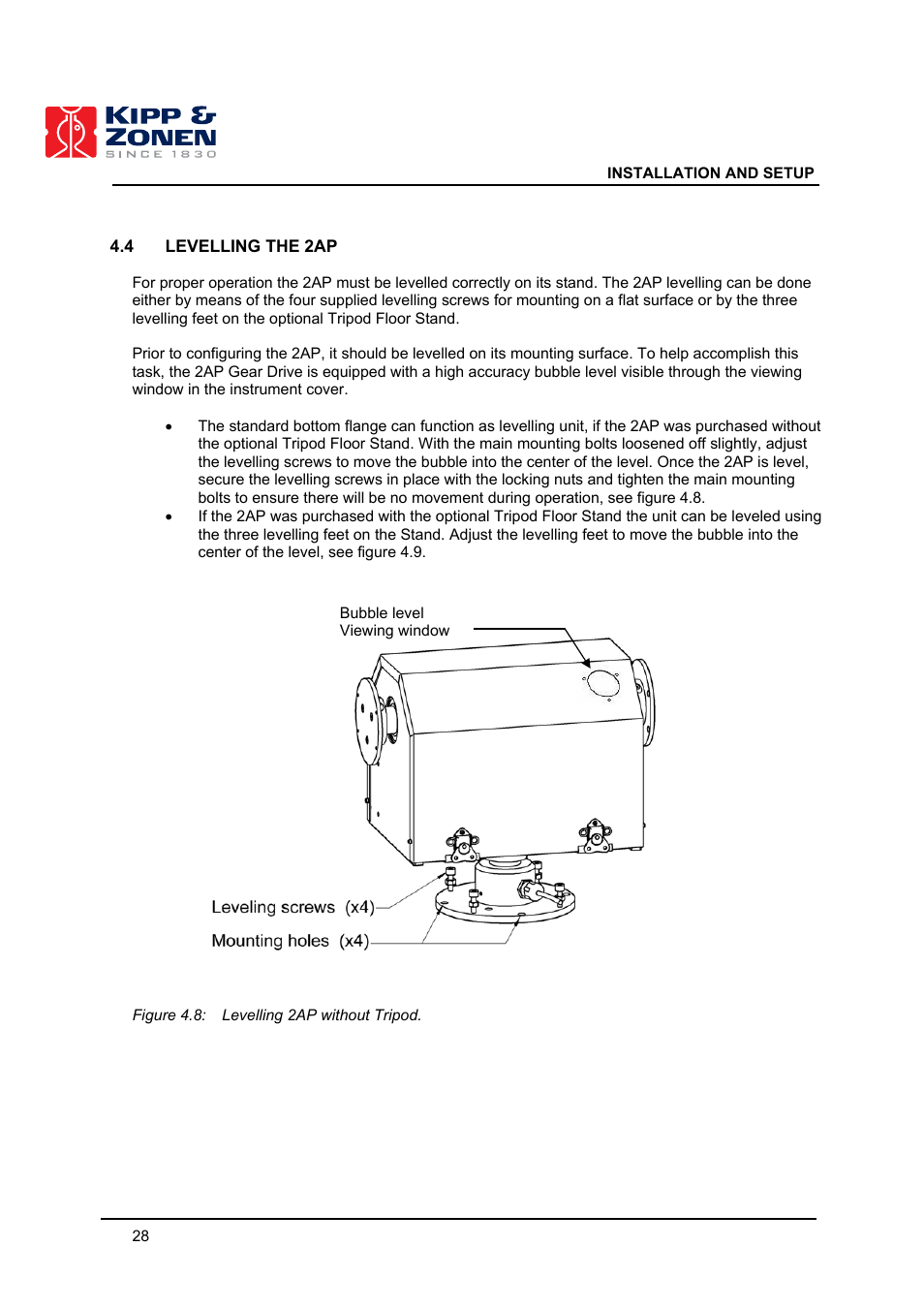 Kipp&Zonen 2AP Sun Tracker User Manual | Page 29 / 110