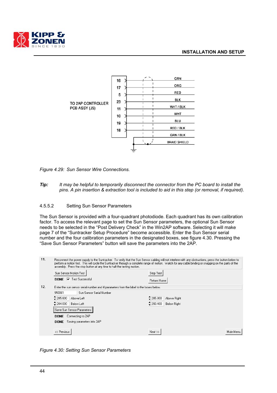 Kipp&Zonen 2AP Sun Tracker User Manual | Page 45 / 110