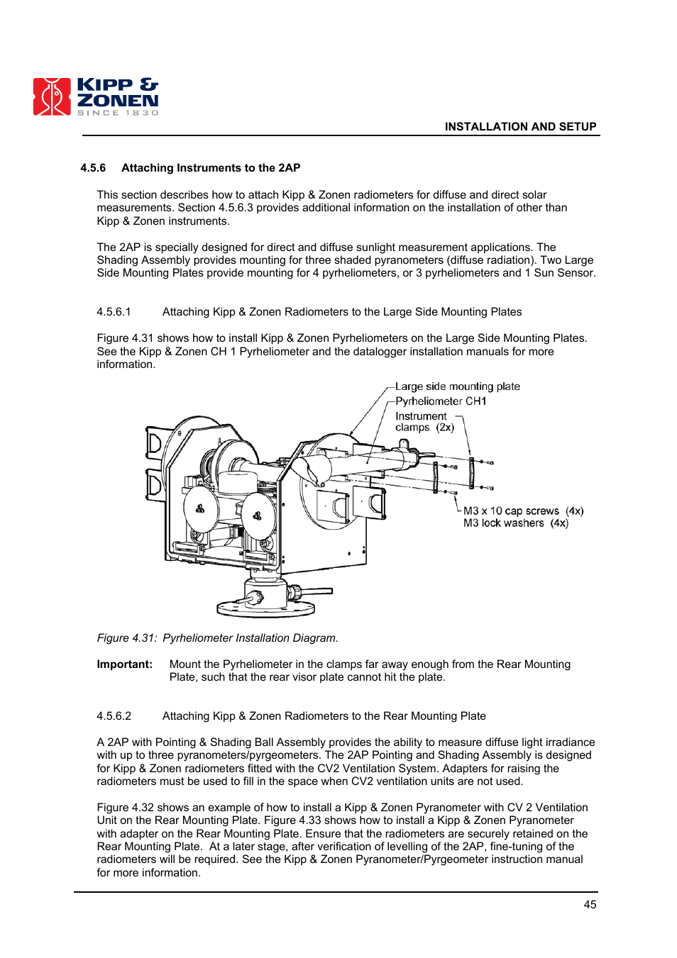 Kipp&Zonen 2AP Sun Tracker User Manual | Page 46 / 110