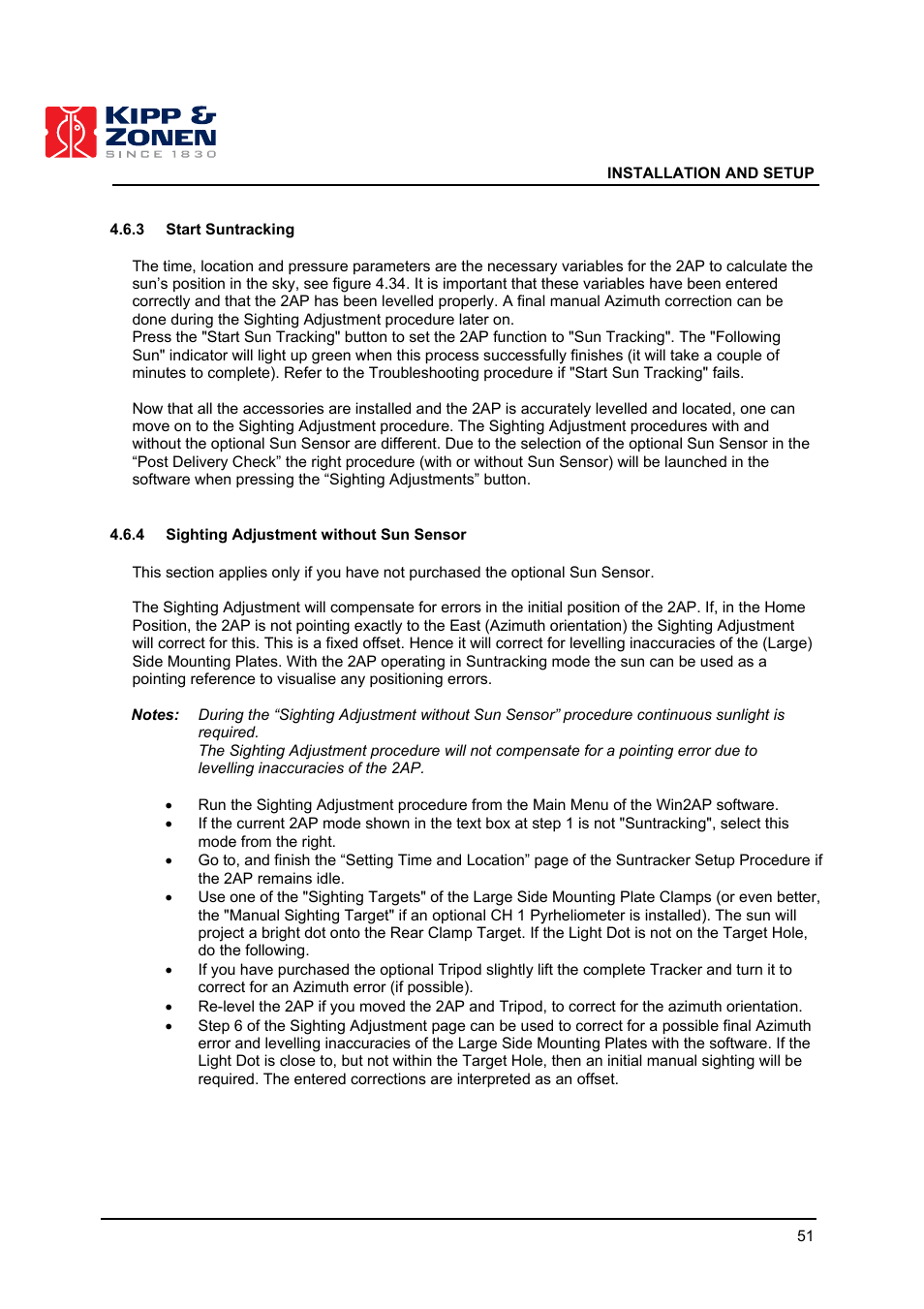 Kipp&Zonen 2AP Sun Tracker User Manual | Page 52 / 110