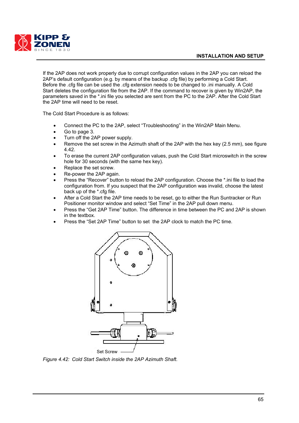 Kipp&Zonen 2AP Sun Tracker User Manual | Page 66 / 110