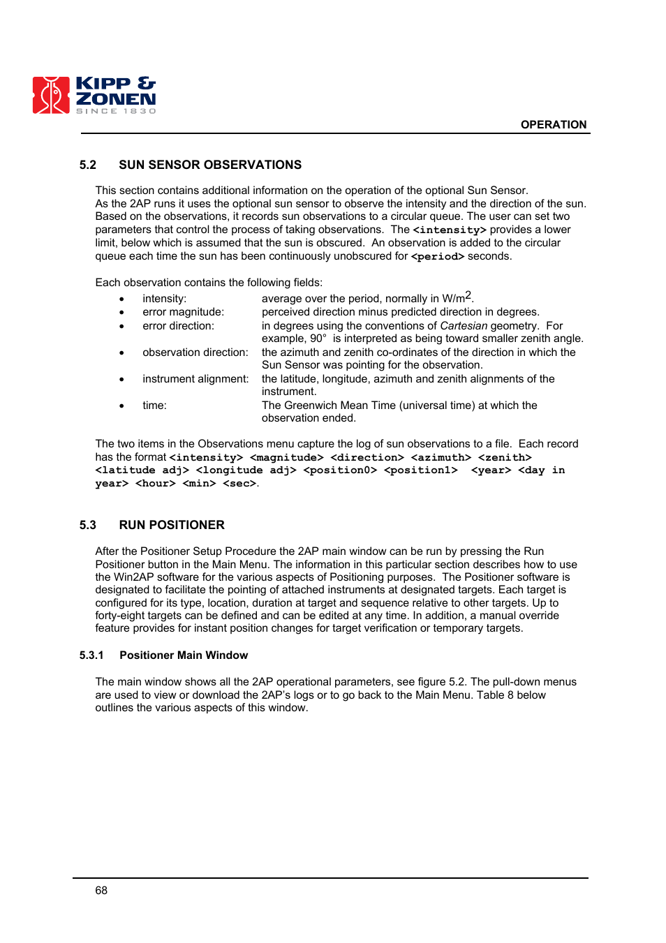 Kipp&Zonen 2AP Sun Tracker User Manual | Page 69 / 110