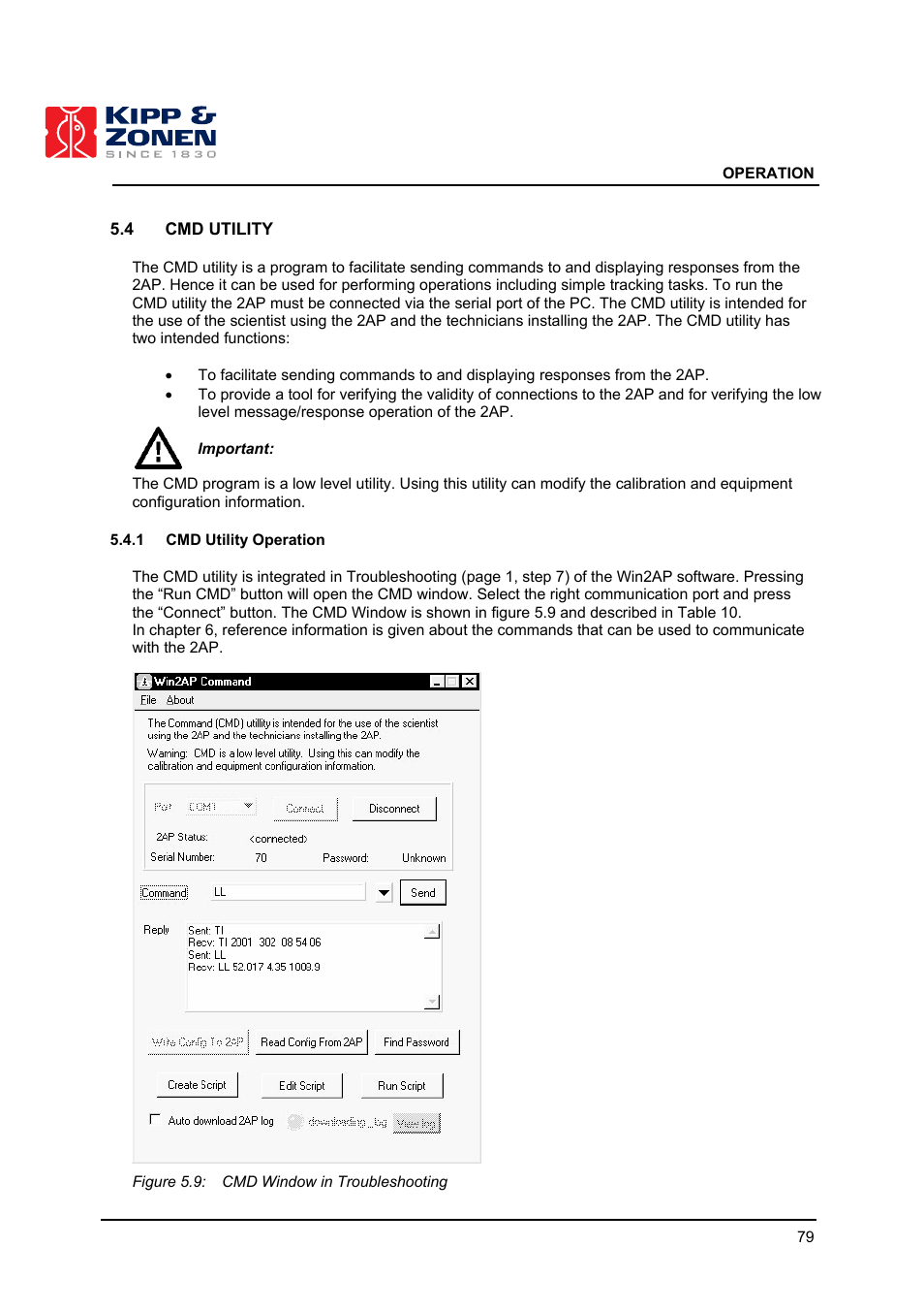 Kipp&Zonen 2AP Sun Tracker User Manual | Page 80 / 110