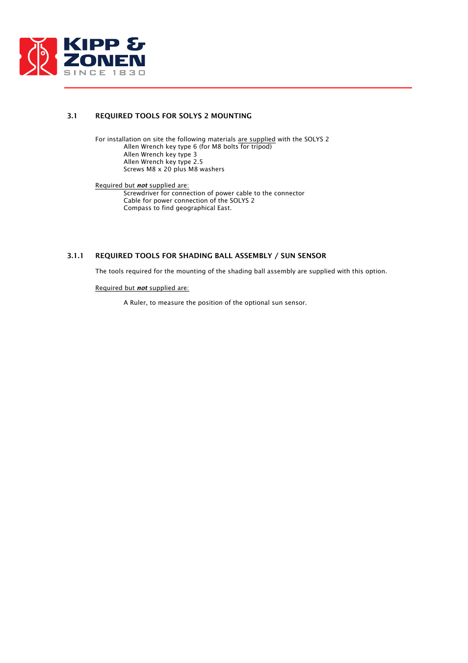 Kipp&Zonen SOLYS 2 Sun Tracker User Manual | Page 10 / 66