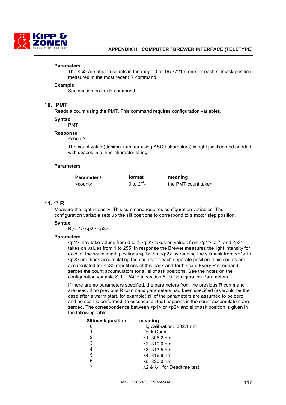 ** r | Kipp&Zonen Brewer MkIII User Manual | Page 120 / 136