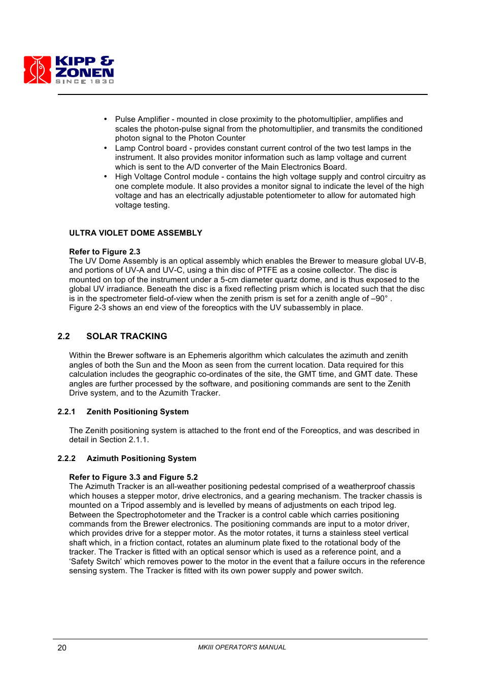 Kipp&Zonen Brewer MkIII User Manual | Page 23 / 136