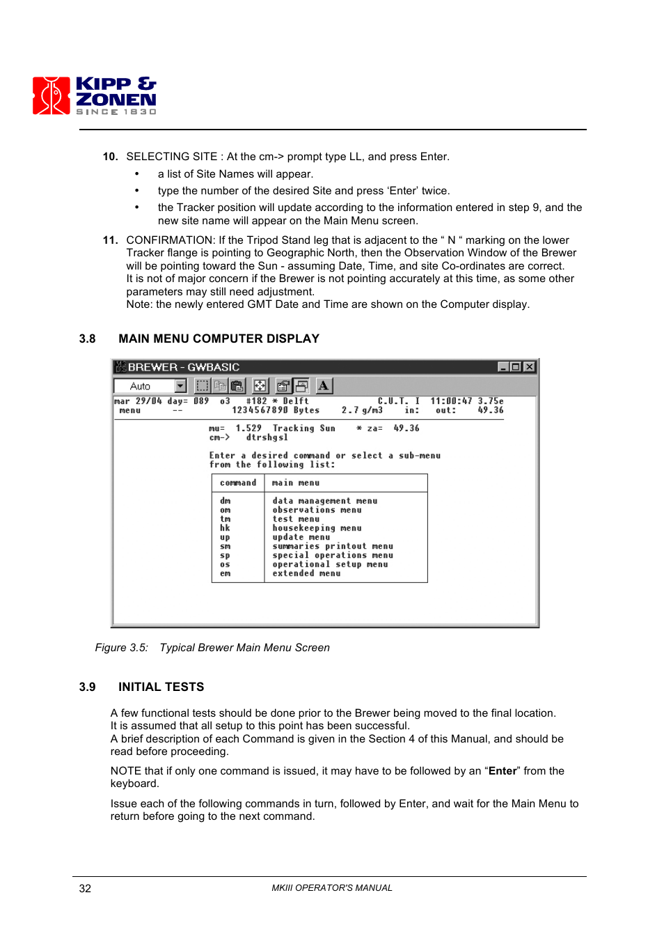 Kipp&Zonen Brewer MkIII User Manual | Page 35 / 136