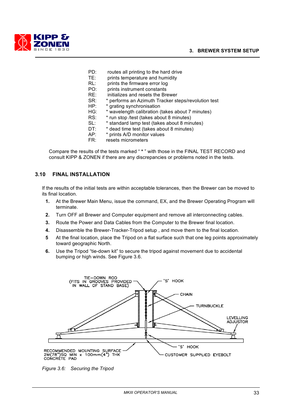 Kipp&Zonen Brewer MkIII User Manual | Page 36 / 136