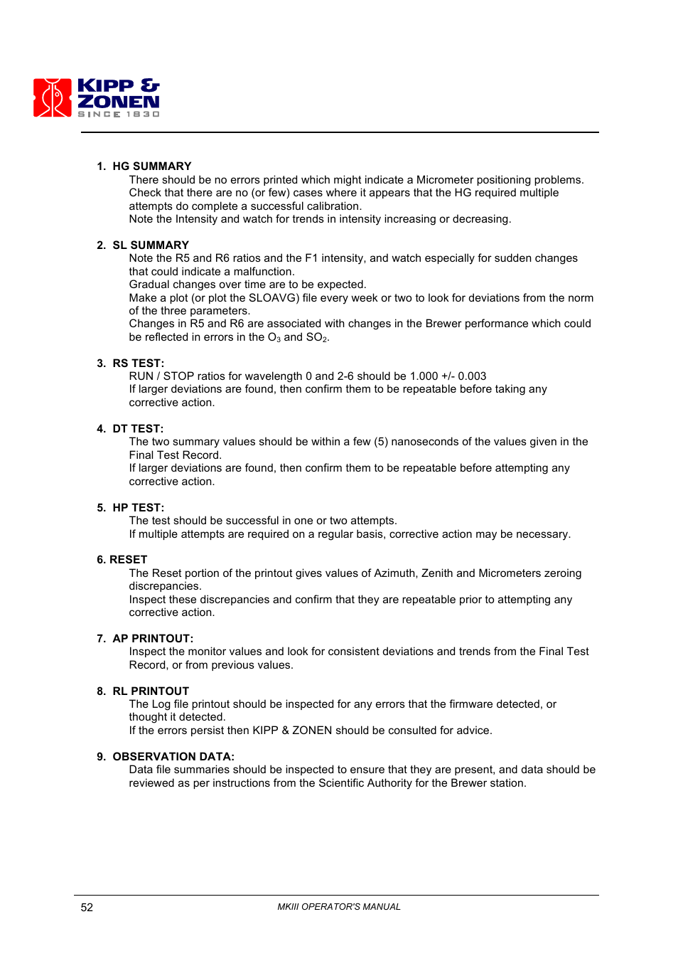 Kipp&Zonen Brewer MkIII User Manual | Page 55 / 136