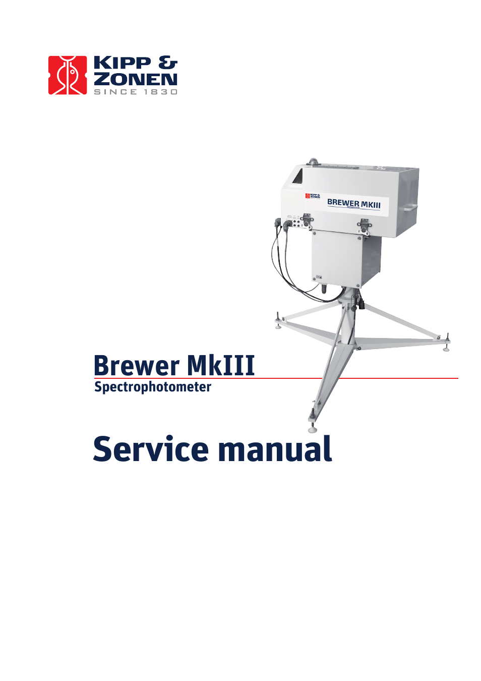 Kipp&Zonen Brewer MkIII User Manual | 131 pages