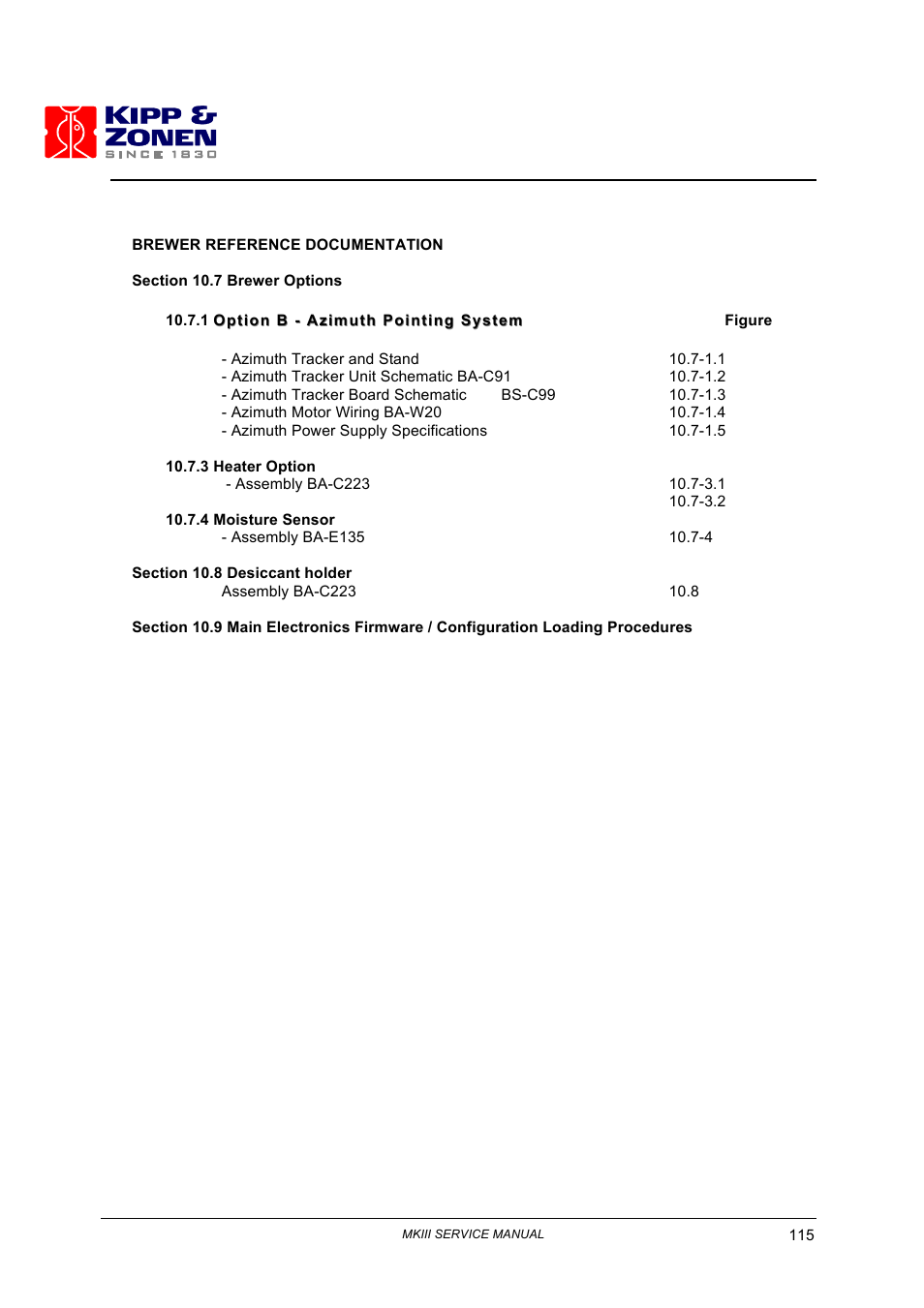 Kipp&Zonen Brewer MkIII User Manual | Page 120 / 131