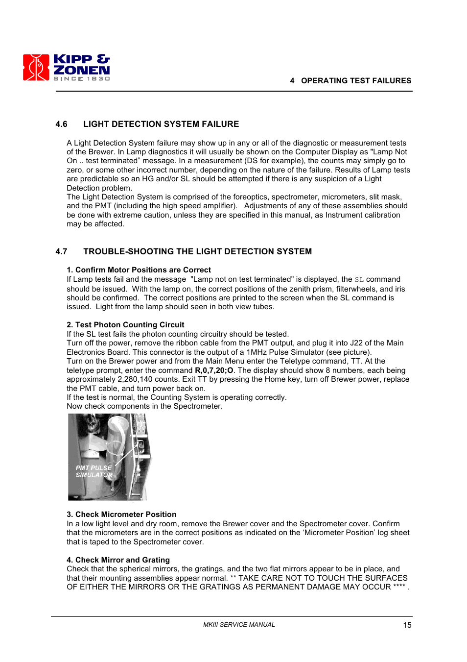 Kipp&Zonen Brewer MkIII User Manual | Page 20 / 131