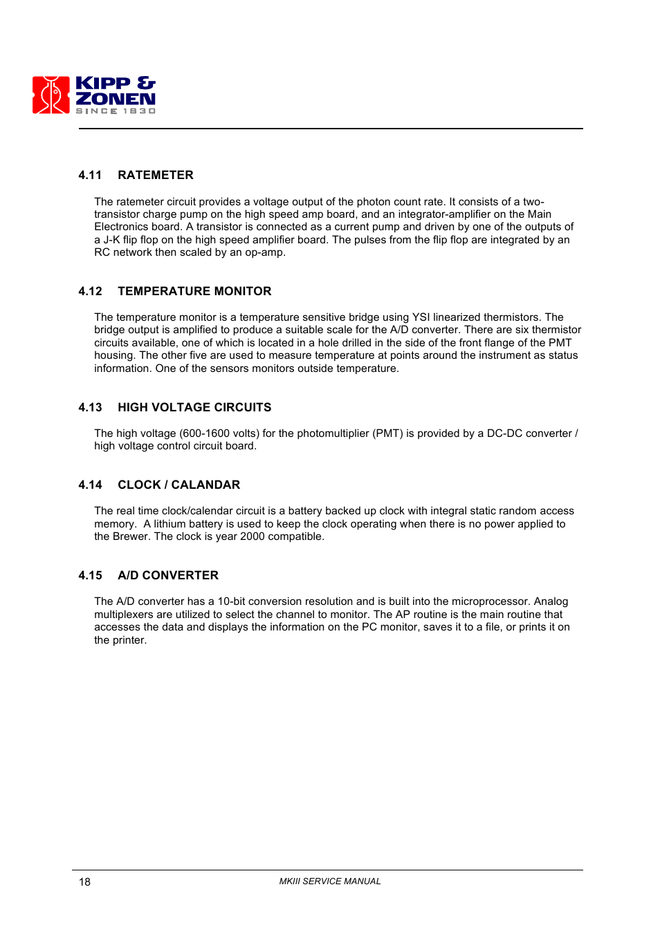 Kipp&Zonen Brewer MkIII User Manual | Page 23 / 131