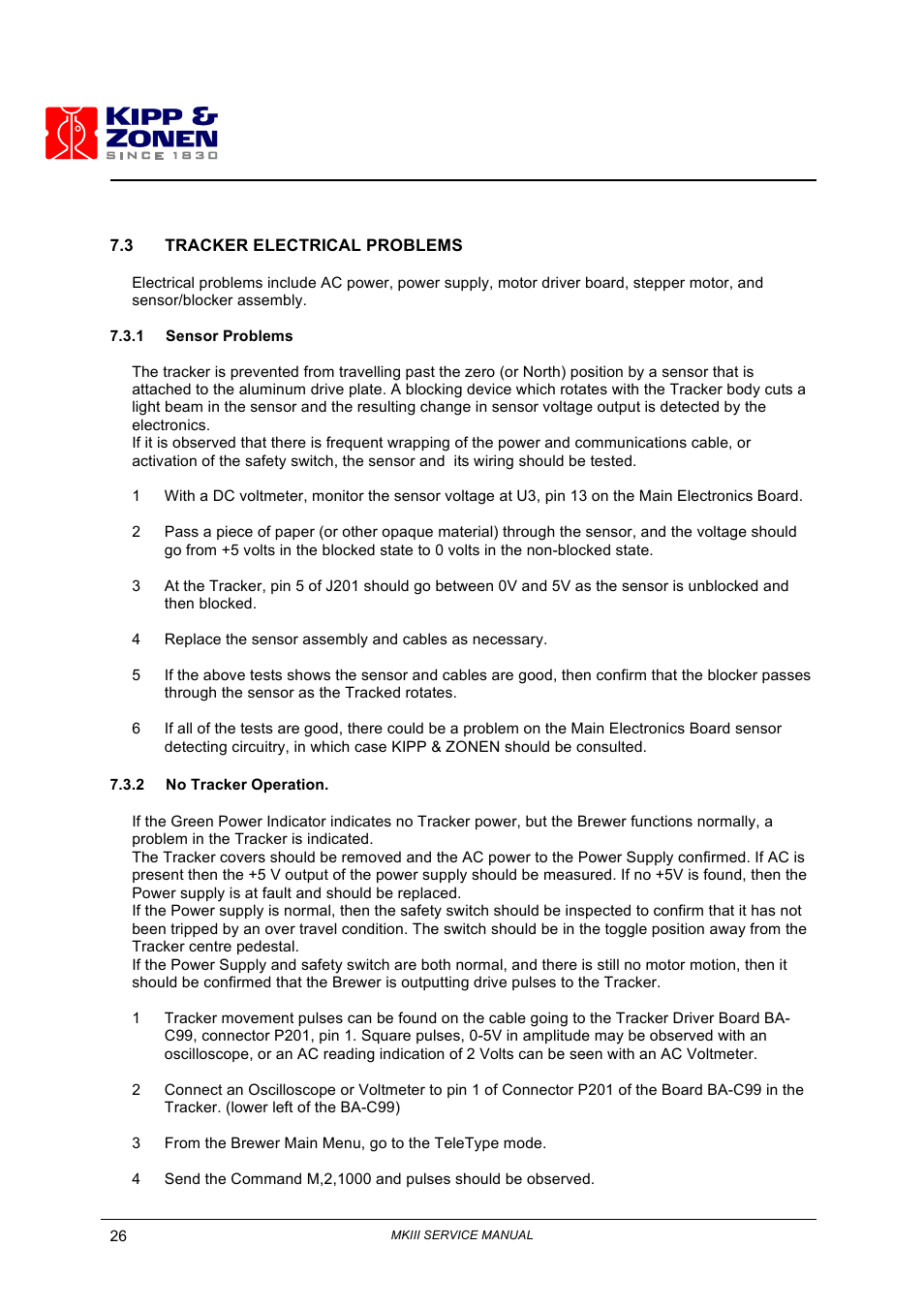 Kipp&Zonen Brewer MkIII User Manual | Page 31 / 131