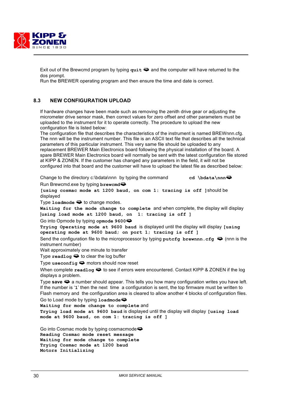 Kipp&Zonen Brewer MkIII User Manual | Page 35 / 131