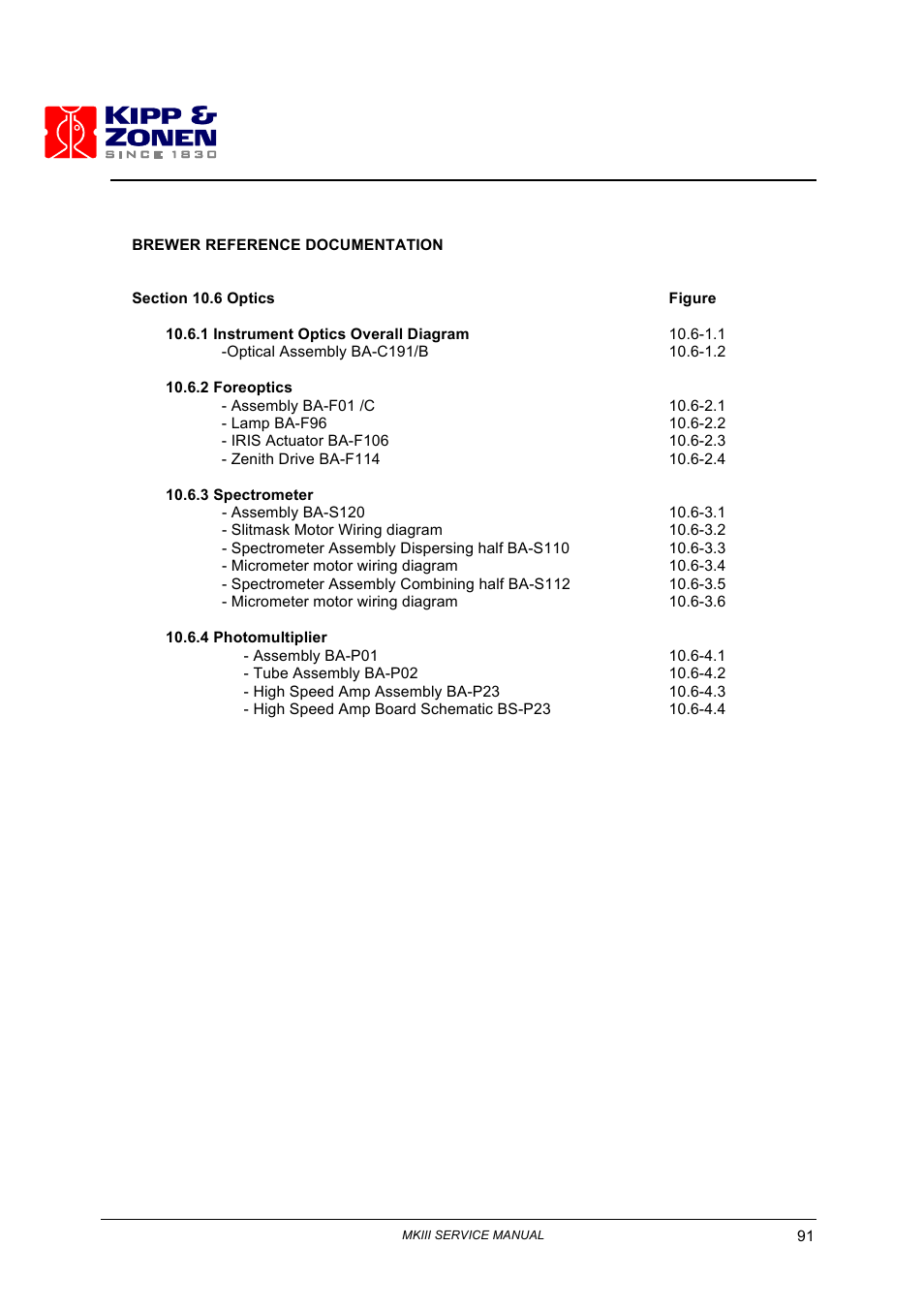 Kipp&Zonen Brewer MkIII User Manual | Page 96 / 131