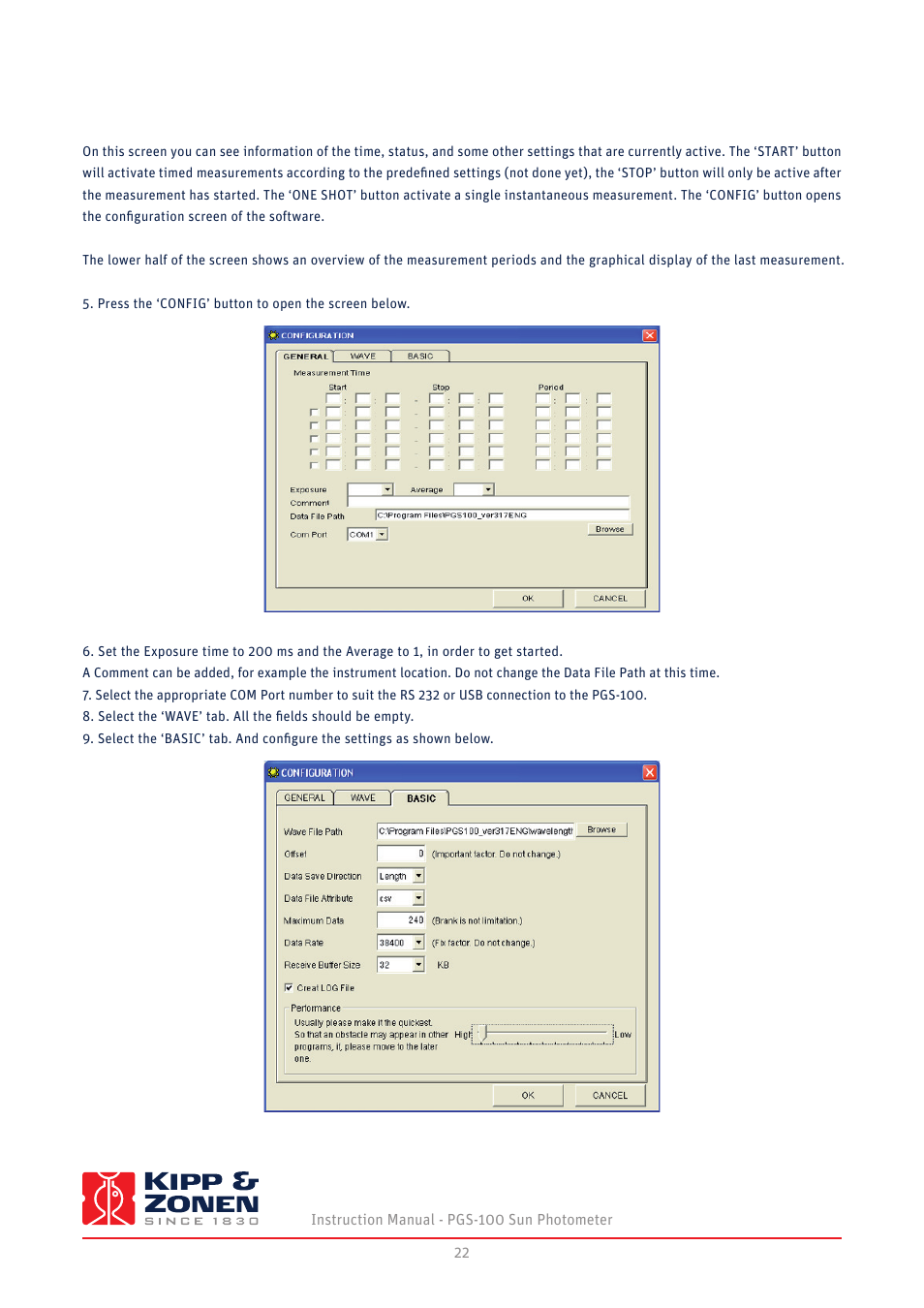 Kipp&Zonen PGS-100 Sun Photometer User Manual | Page 22 / 40