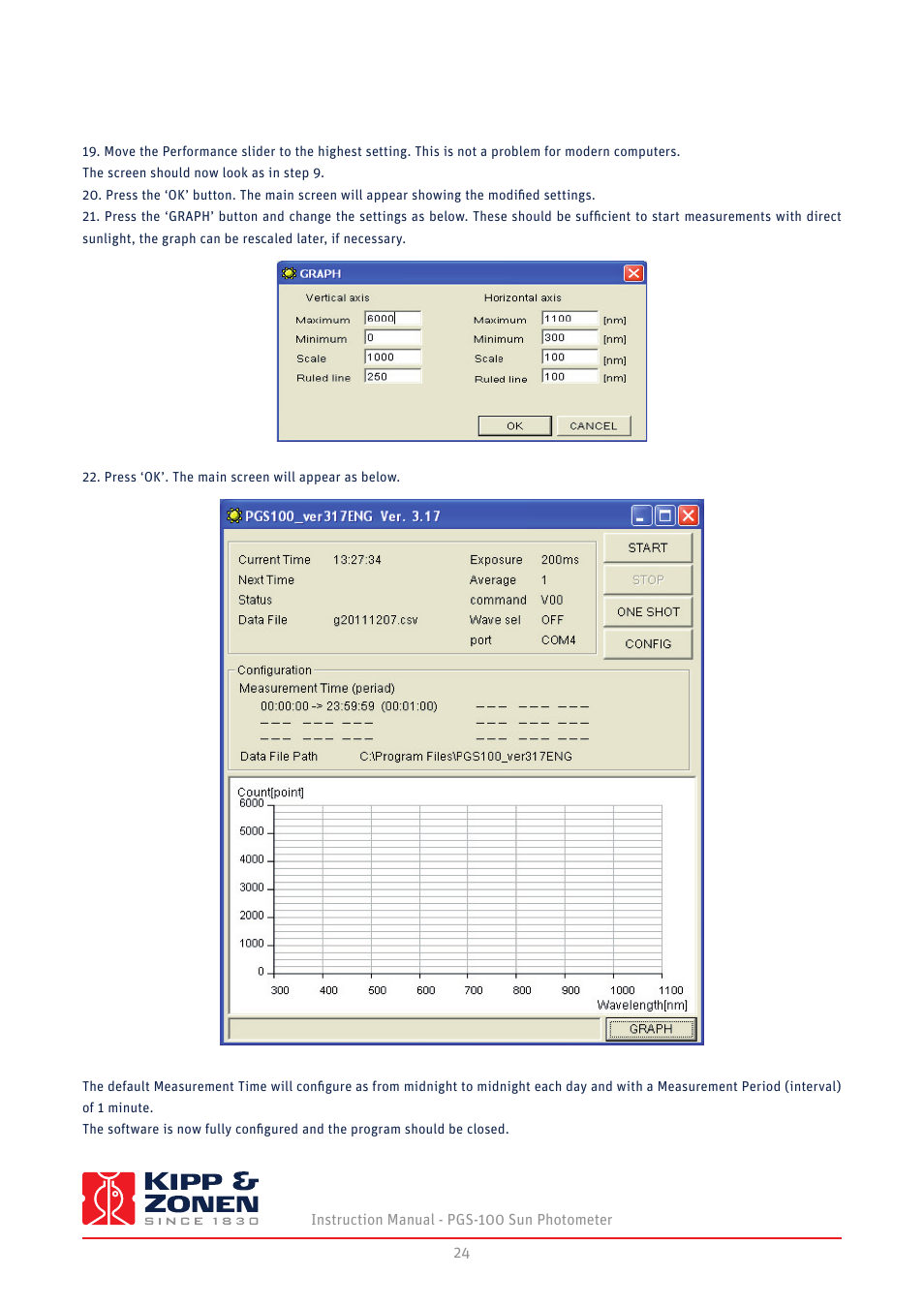 Kipp&Zonen PGS-100 Sun Photometer User Manual | Page 24 / 40