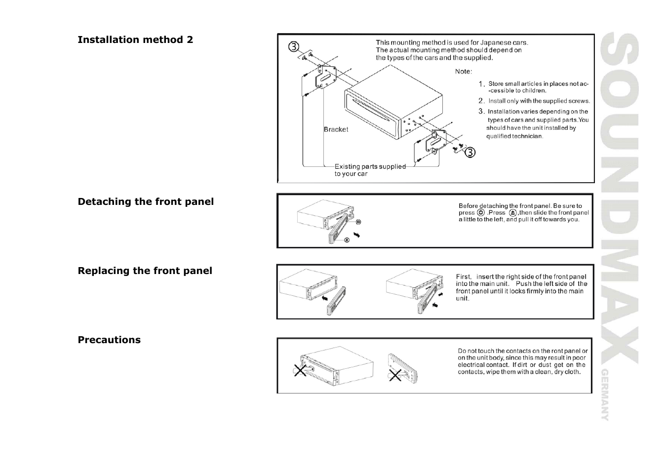 SoundMax SM-CDM1036 User Manual | Page 5 / 41