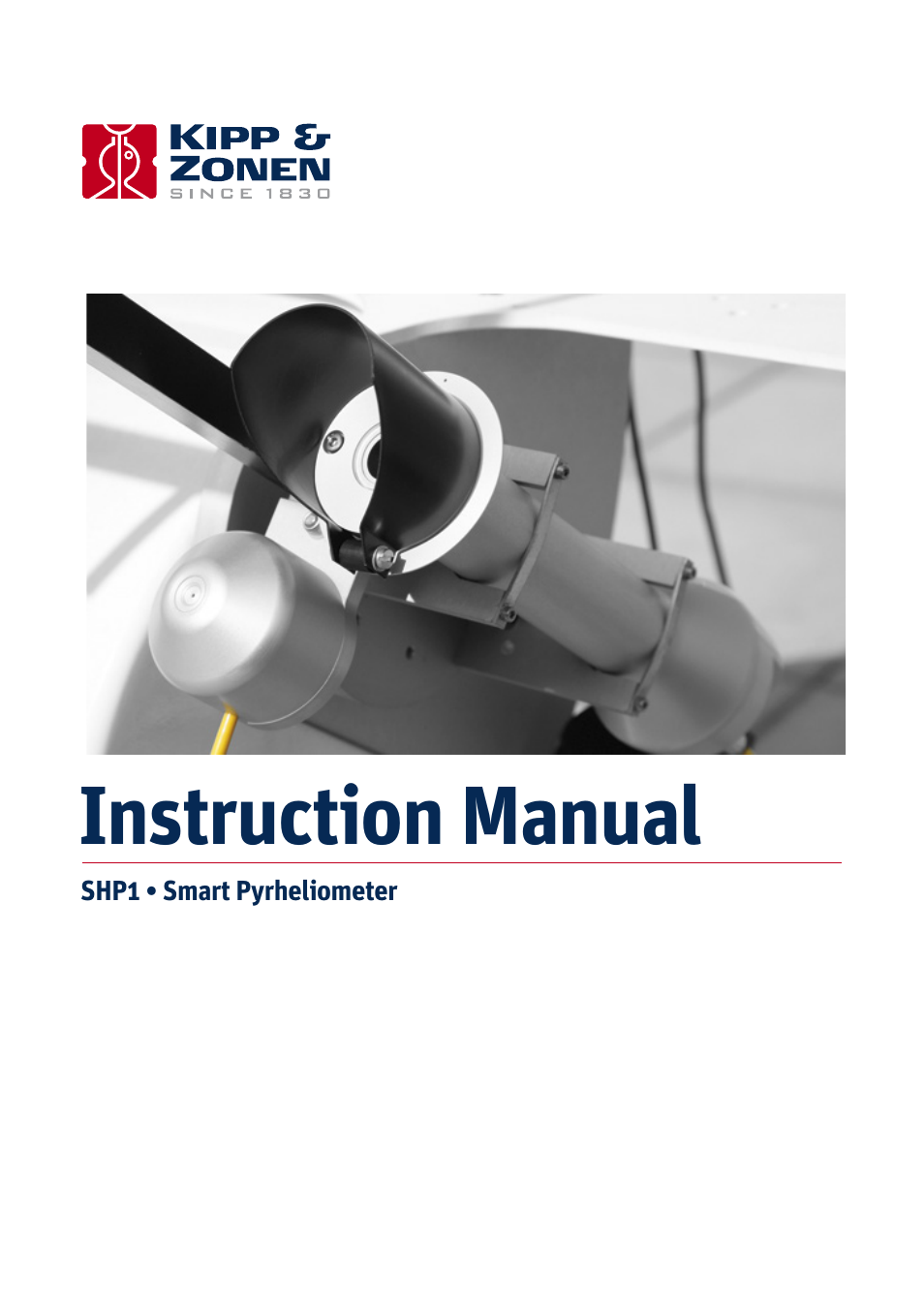 Kipp&Zonen SHP1 Pyrheliometer User Manual | 50 pages