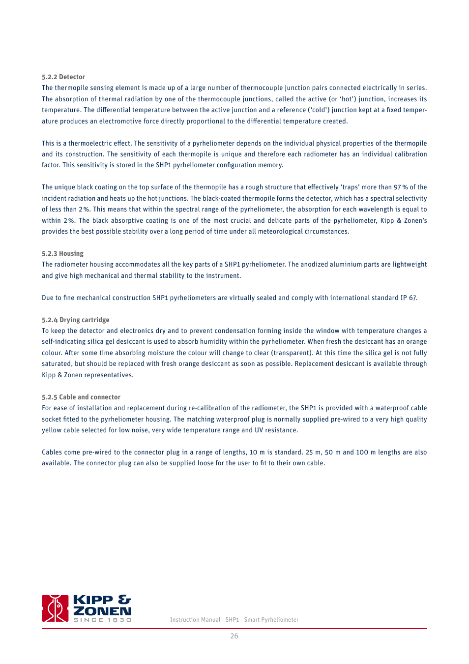Kipp&Zonen SHP1 Pyrheliometer User Manual | Page 26 / 50