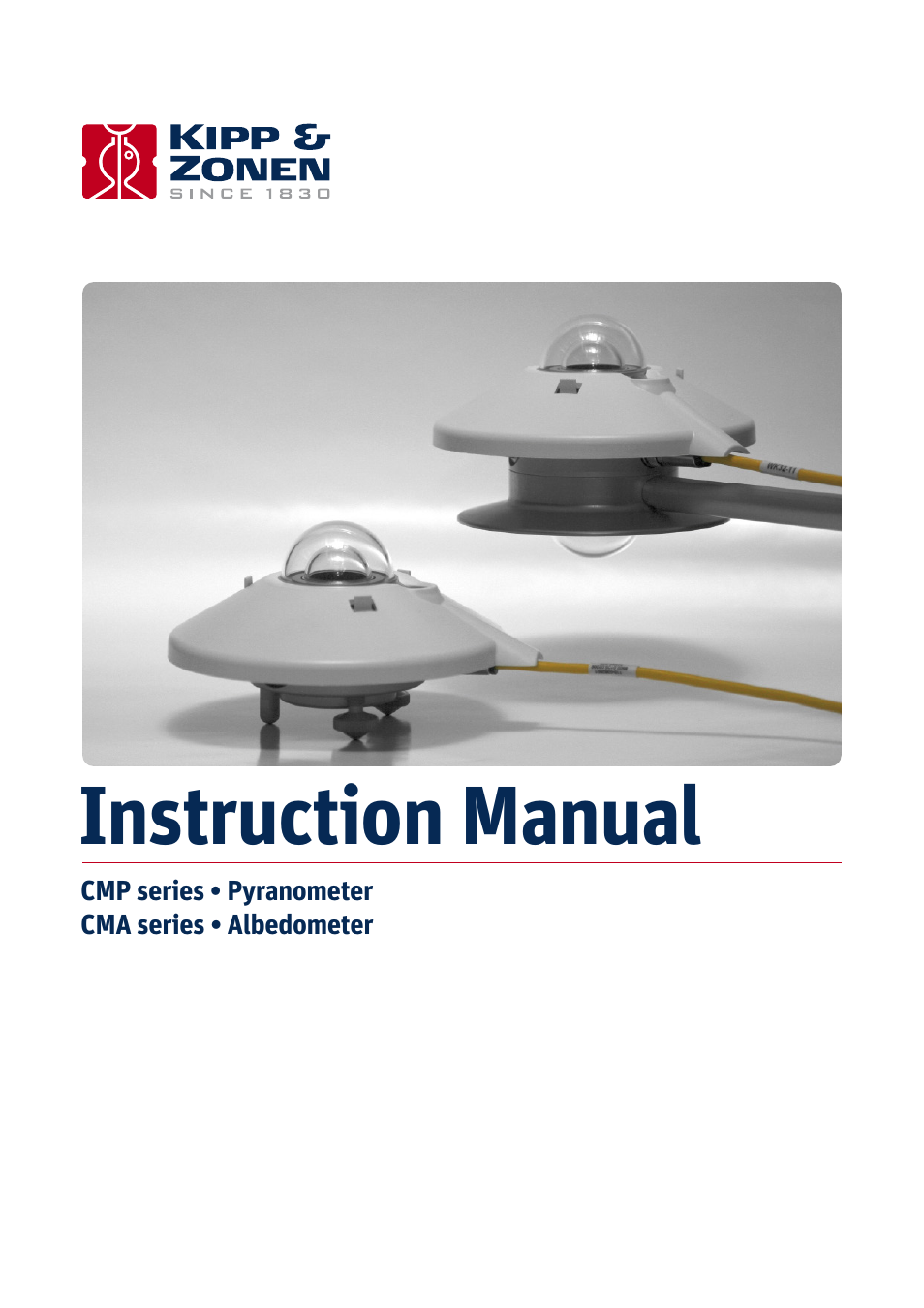 Kipp&Zonen CMA 6 Albedometers User Manual | 46 pages