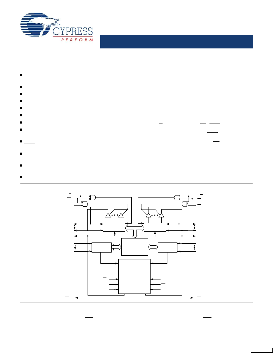 Cypress Perform CY7C136A User Manual | 15 pages