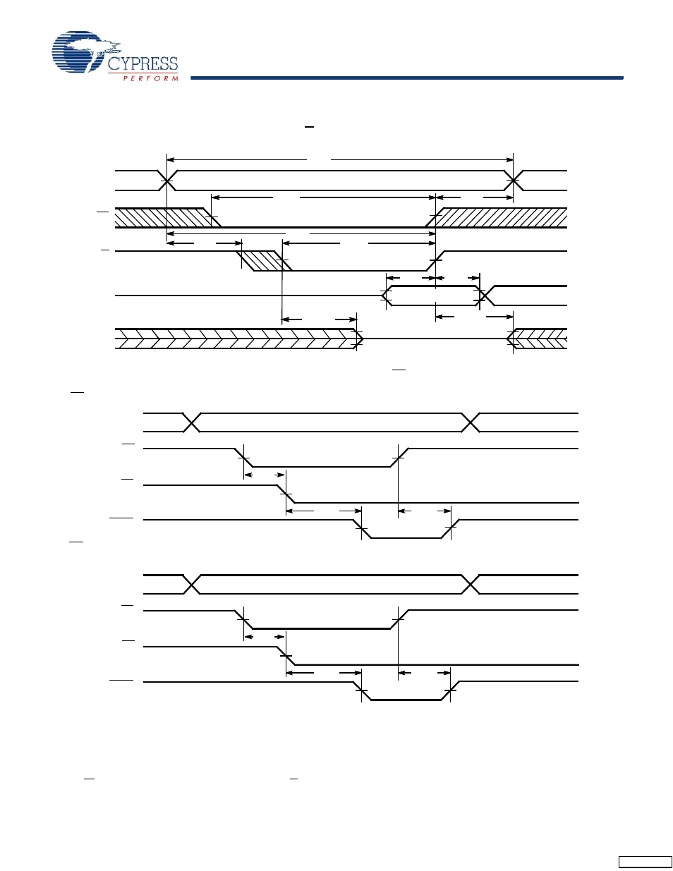 Switching waveforms | Cypress Perform CY7C136A User Manual | Page 9 / 15