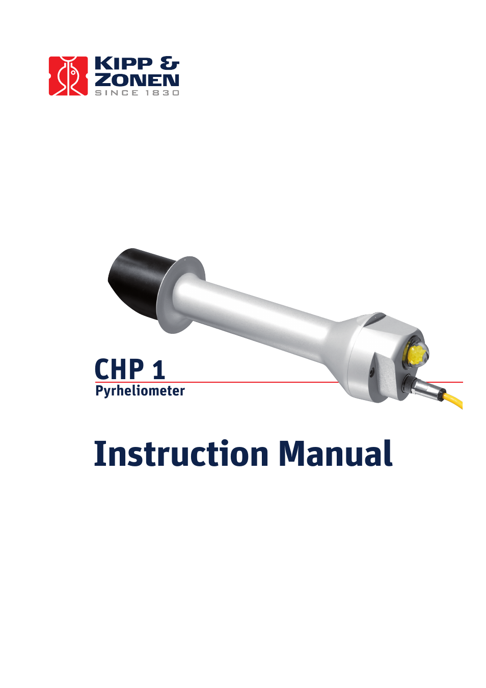 Kipp&Zonen CHP 1 Pyrheliometer User Manual | 23 pages