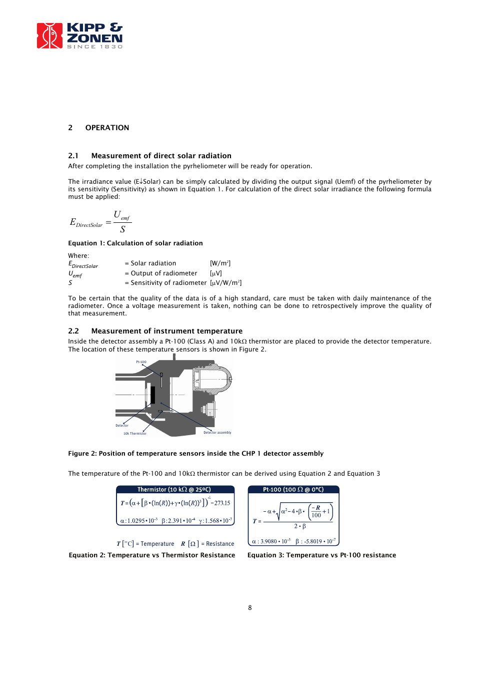 Su e | Kipp&Zonen CHP 1 Pyrheliometer User Manual | Page 8 / 23