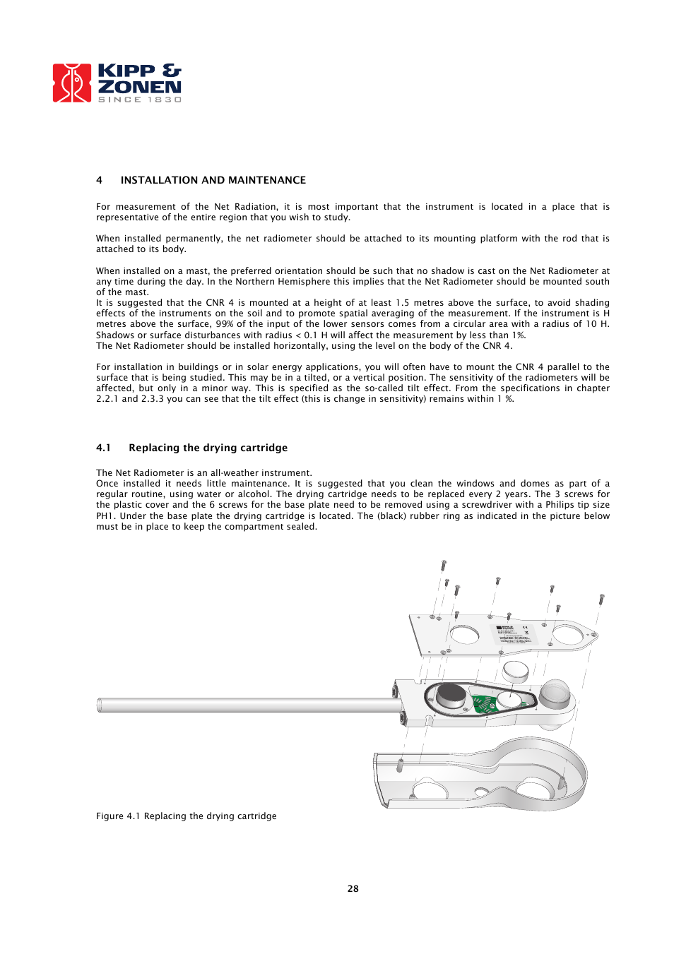 Kipp&Zonen CNR 4 Net Radiometers User Manual | Page 29 / 37