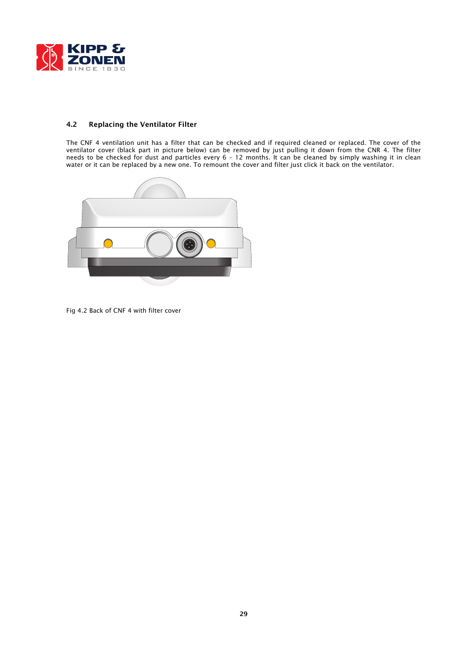 Kipp&Zonen CNR 4 Net Radiometers User Manual | Page 30 / 37