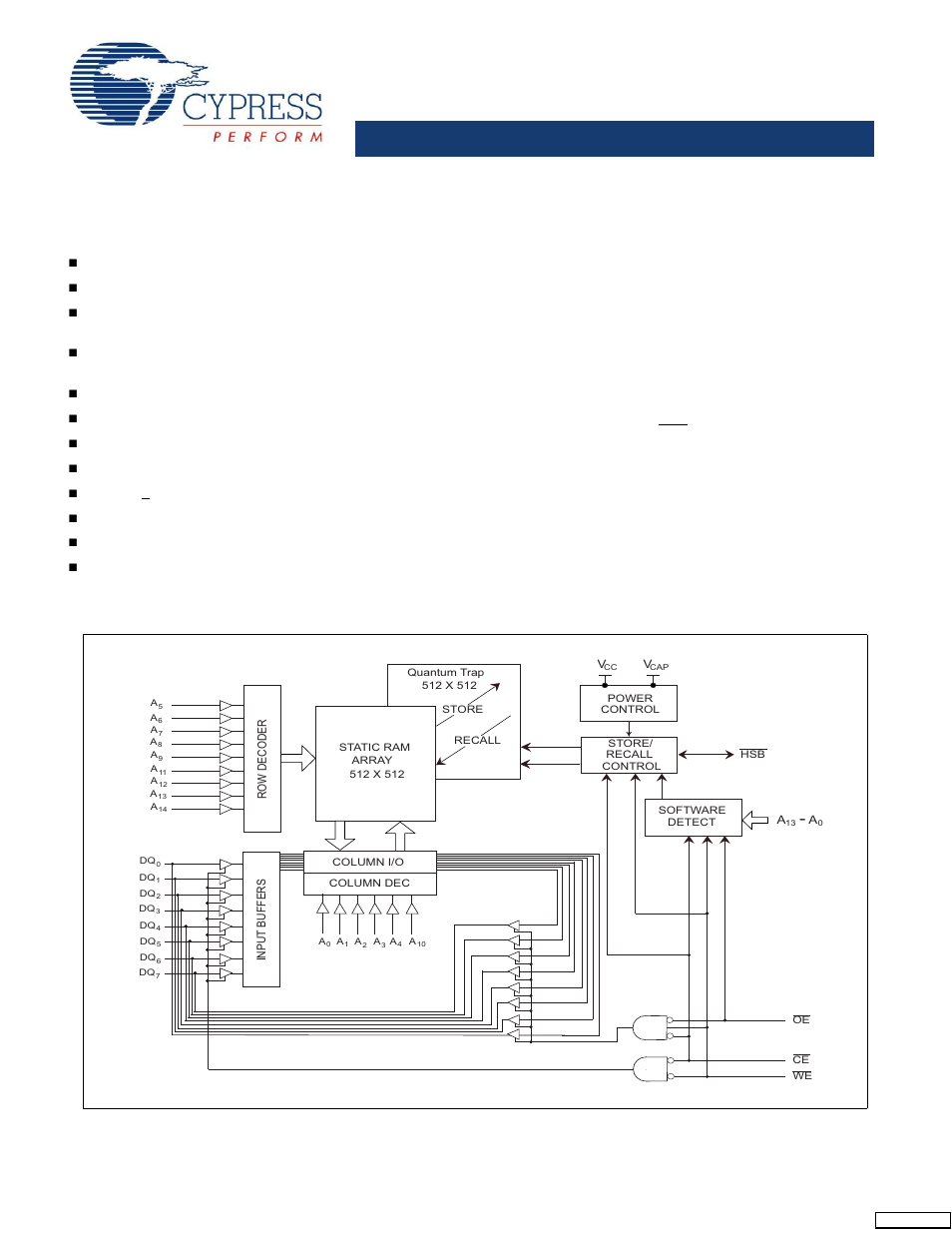 Cypress CY14E256L User Manual | 18 pages