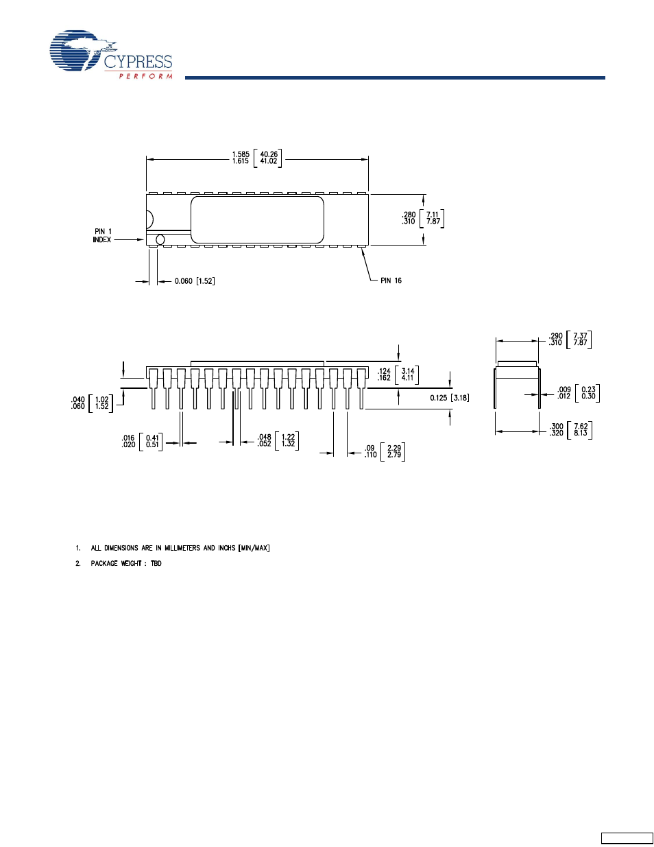 Cypress CY14E256L User Manual | Page 16 / 18