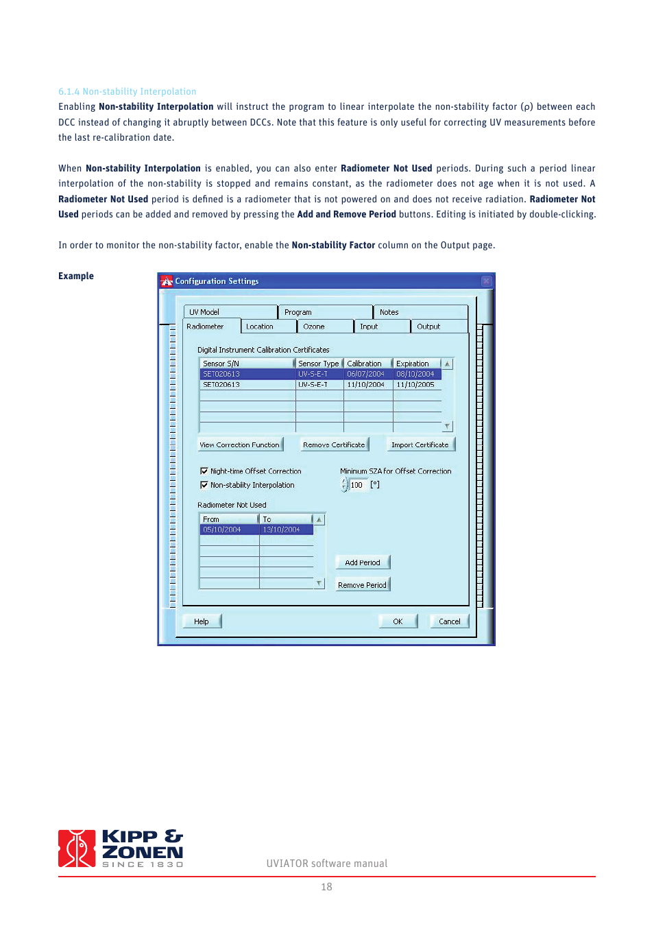 Kipp&Zonen UVS-E-T UV Radiometers User Manual | Page 18 / 60