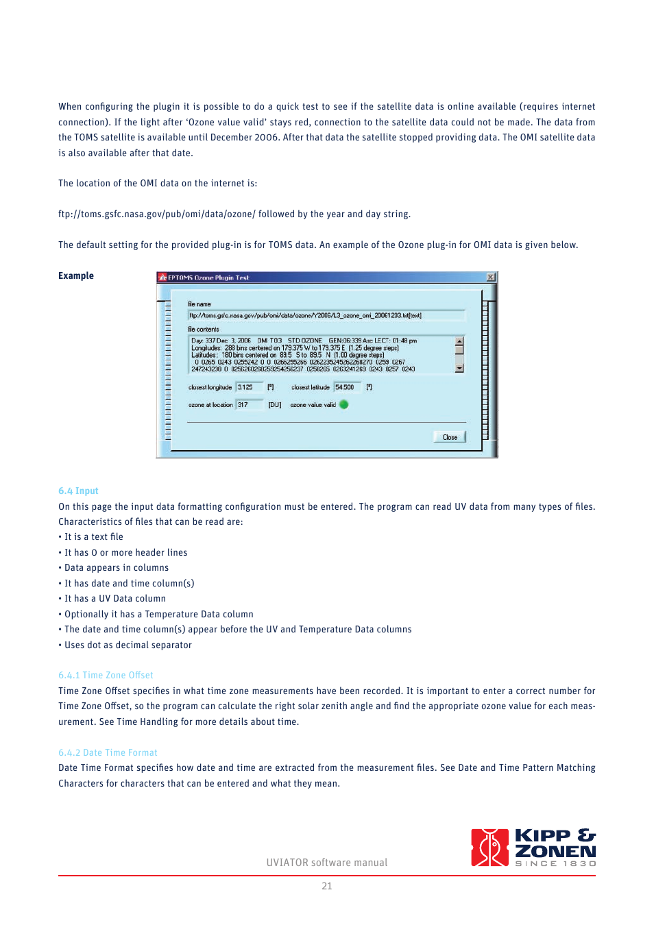 Kipp&Zonen UVS-E-T UV Radiometers User Manual | Page 21 / 60