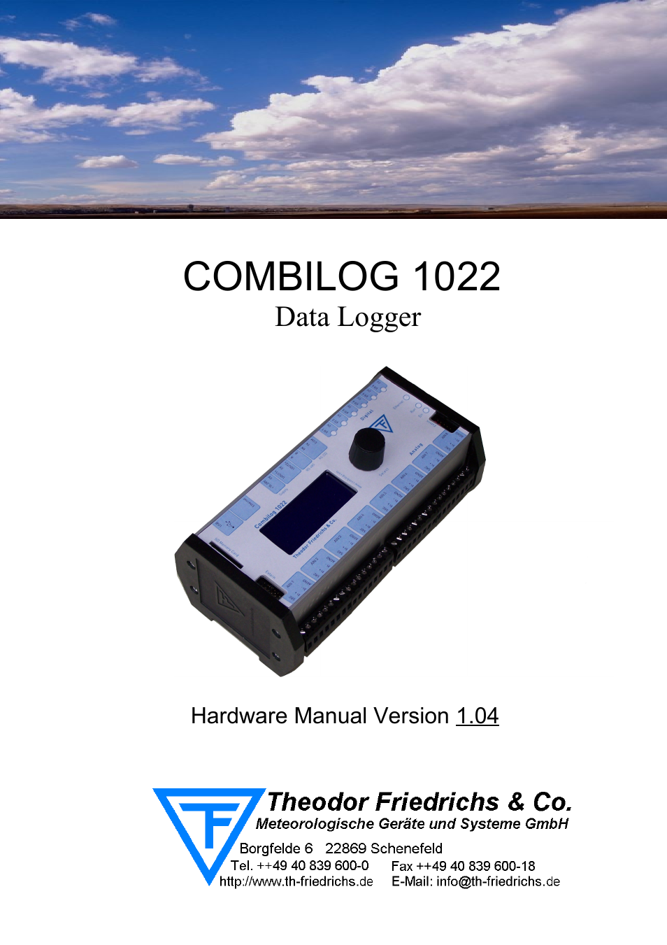 Kipp&Zonen COMBILOG Data Logger User Manual | 173 pages