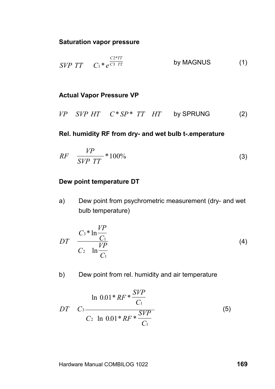 Kipp&Zonen COMBILOG Data Logger User Manual | Page 169 / 173