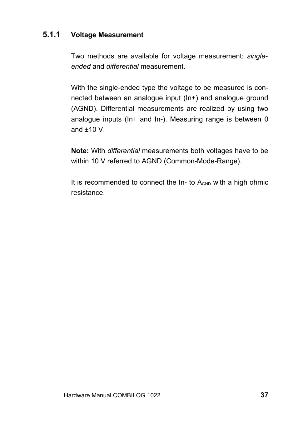 1 voltage measurement | Kipp&Zonen COMBILOG Data Logger User Manual | Page 37 / 173