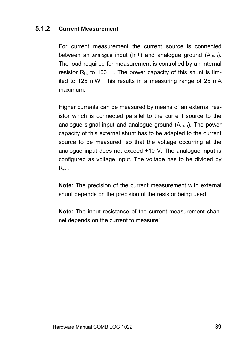 2 current measurement | Kipp&Zonen COMBILOG Data Logger User Manual | Page 39 / 173