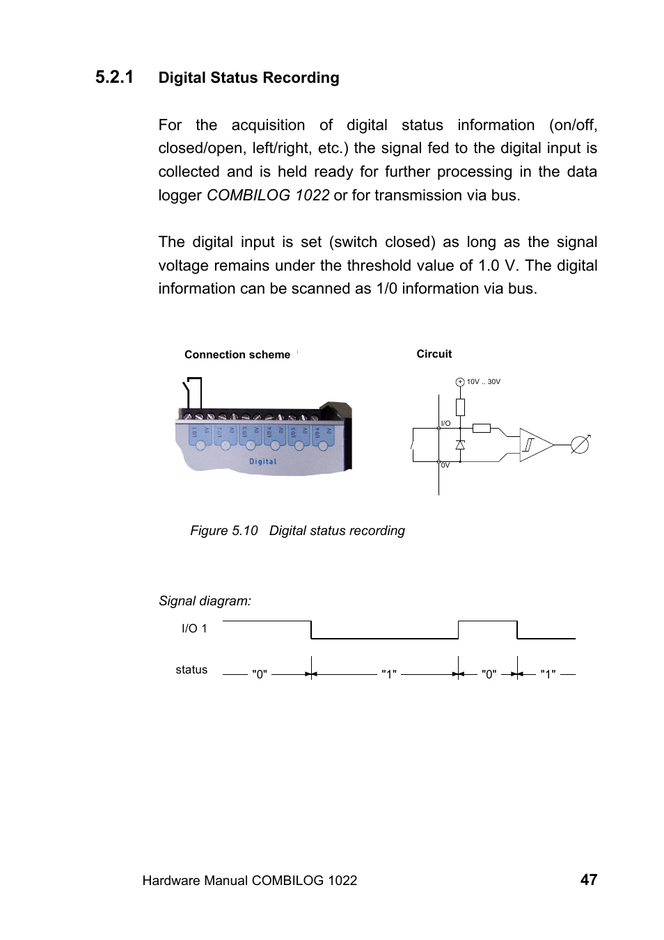 1 digital status recording | Kipp&Zonen COMBILOG Data Logger User Manual | Page 47 / 173