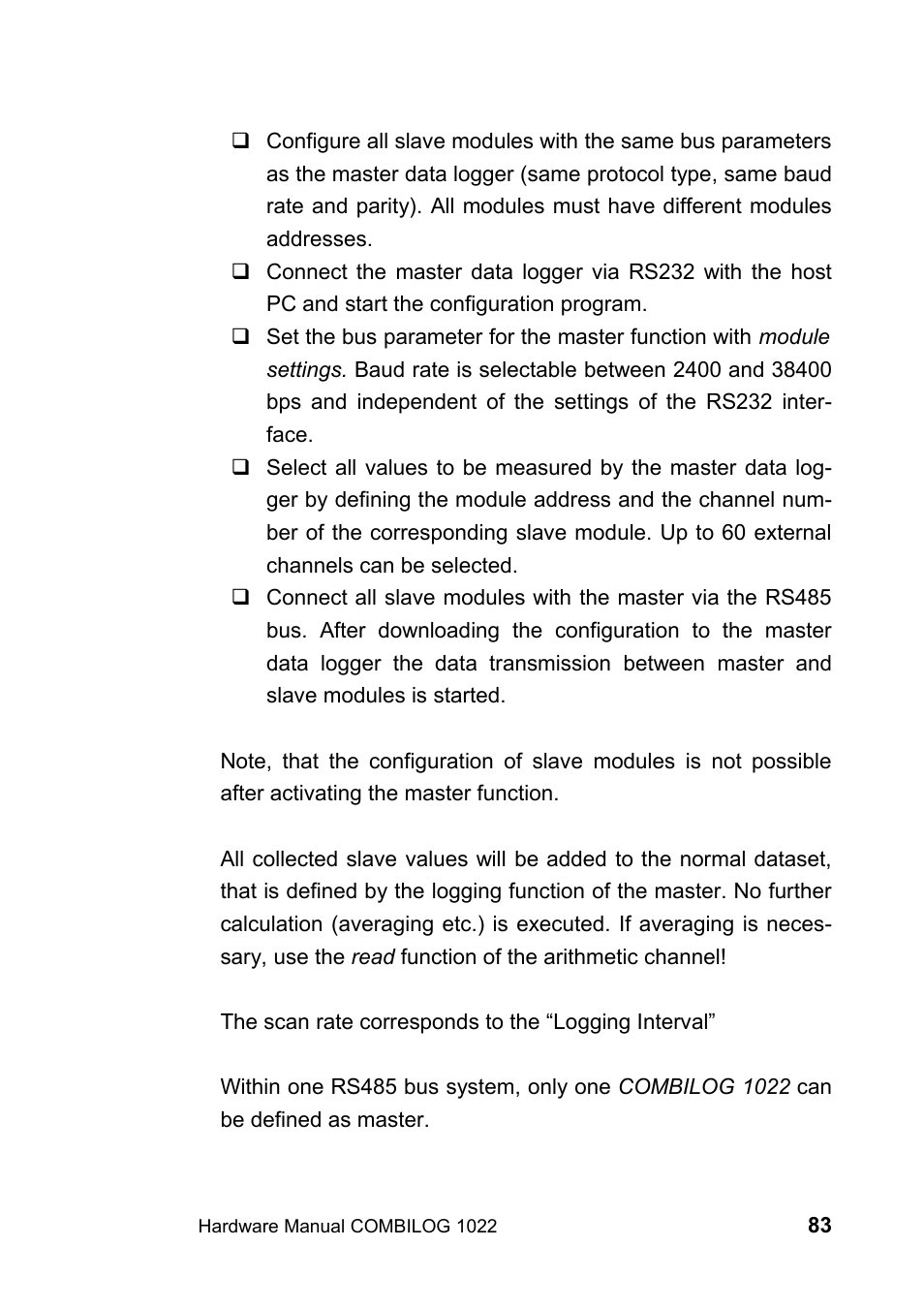 Kipp&Zonen COMBILOG Data Logger User Manual | Page 83 / 173