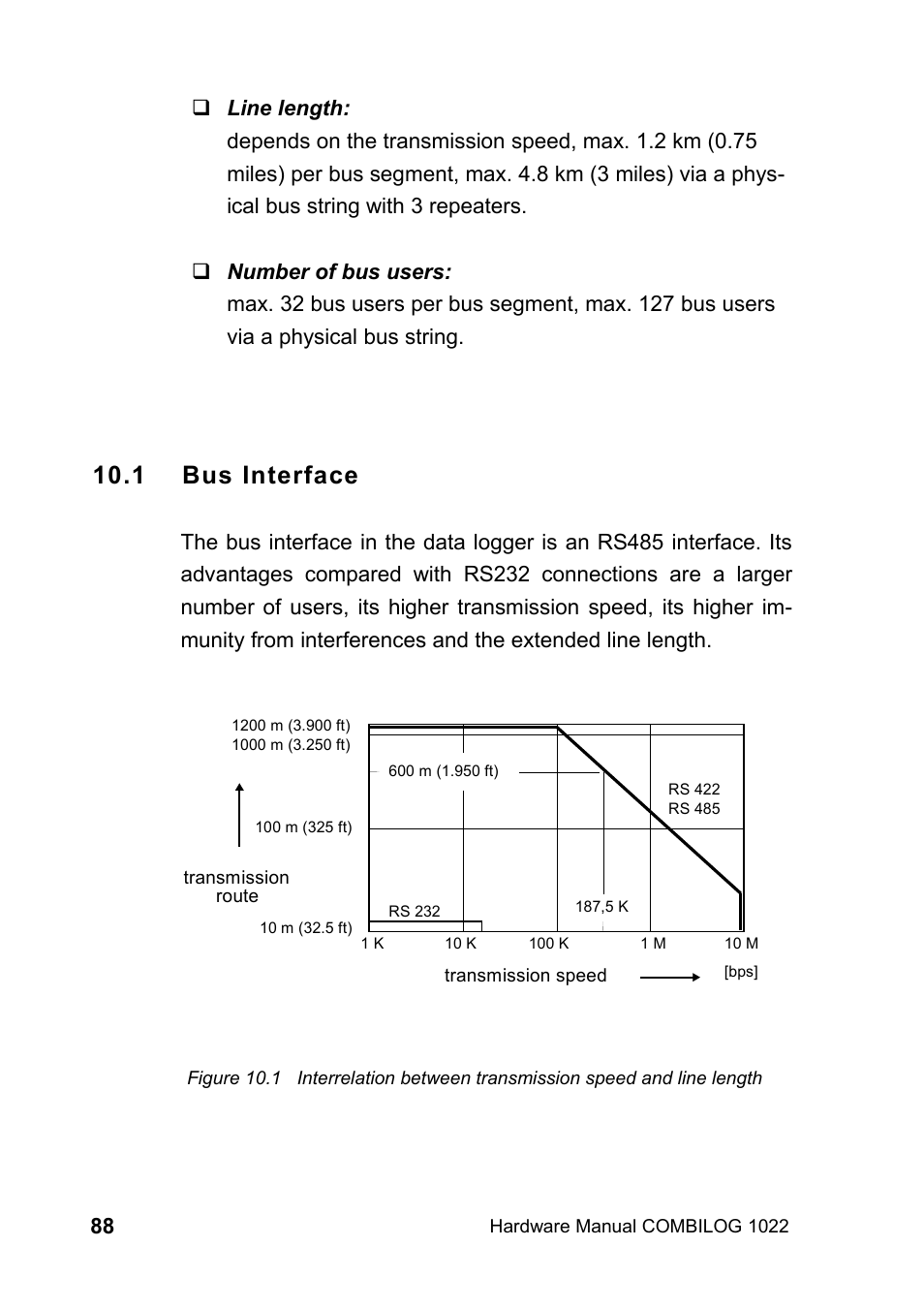 1 bus interface | Kipp&Zonen COMBILOG Data Logger User Manual | Page 88 / 173