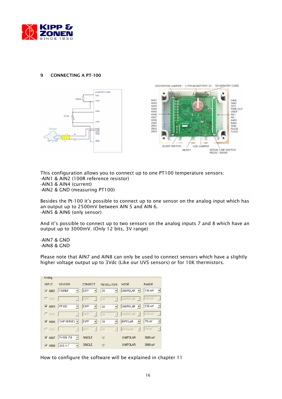 Kipp&Zonen LOGBOX SD Data Logger User Manual | Page 16 / 52