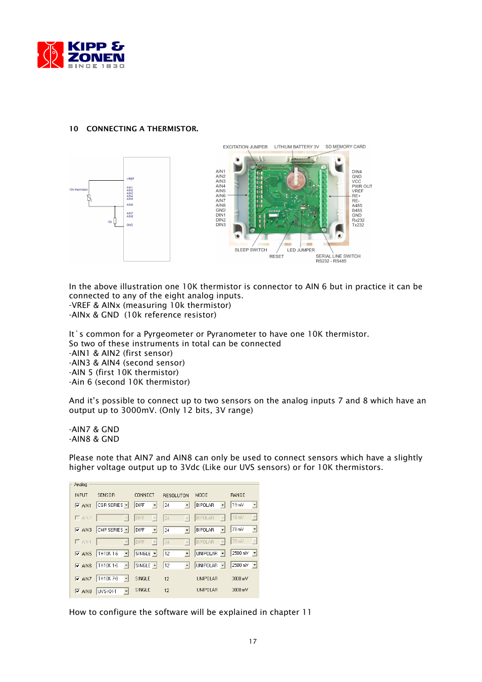 Kipp&Zonen LOGBOX SD Data Logger User Manual | Page 17 / 52