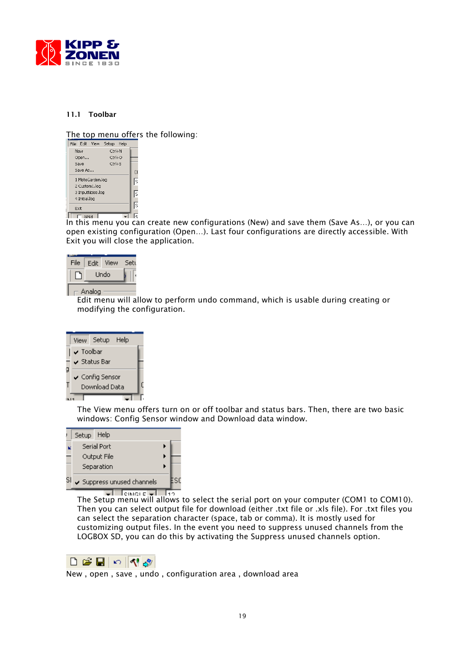 Kipp&Zonen LOGBOX SD Data Logger User Manual | Page 19 / 52