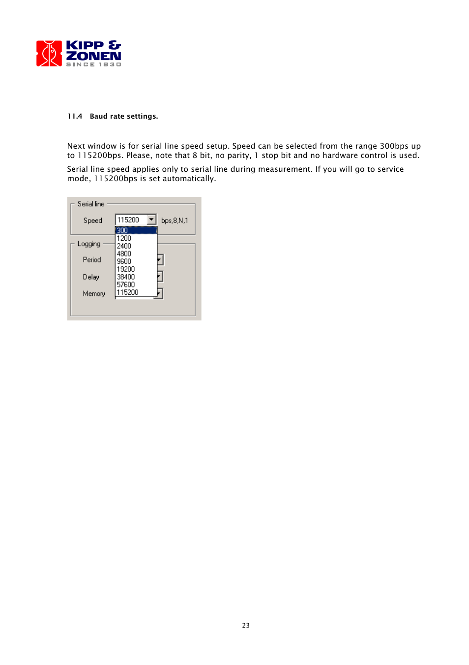 Kipp&Zonen LOGBOX SD Data Logger User Manual | Page 23 / 52