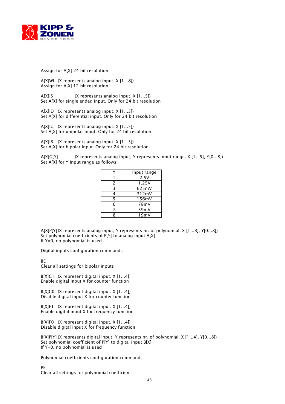 Kipp&Zonen LOGBOX SD Data Logger User Manual | Page 43 / 52