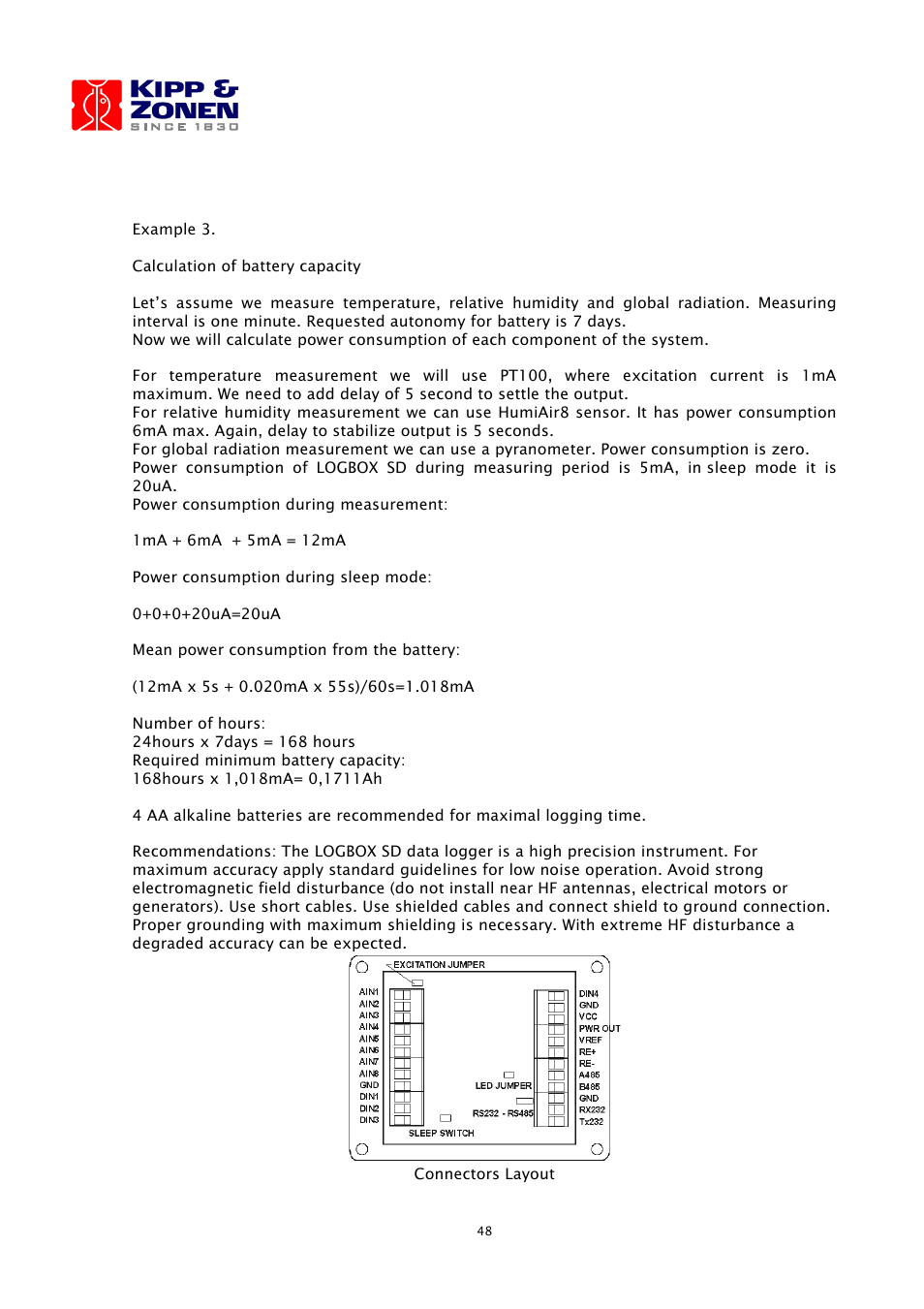 Kipp&Zonen LOGBOX SD Data Logger User Manual | Page 48 / 52