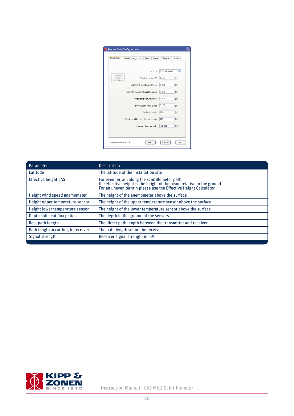 1 collecting digital data, Instruction manual - las mkii scintillometer 48, 2 data ﬁle format | 3 collecting analogue data, 4 processing data ﬁles, 5 diurnal patterns | Kipp&Zonen LAS MkII Scintillometer User Manual | Page 48 / 86